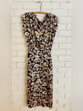 Aladore Boutique vintage inspired slinky midi dress size S